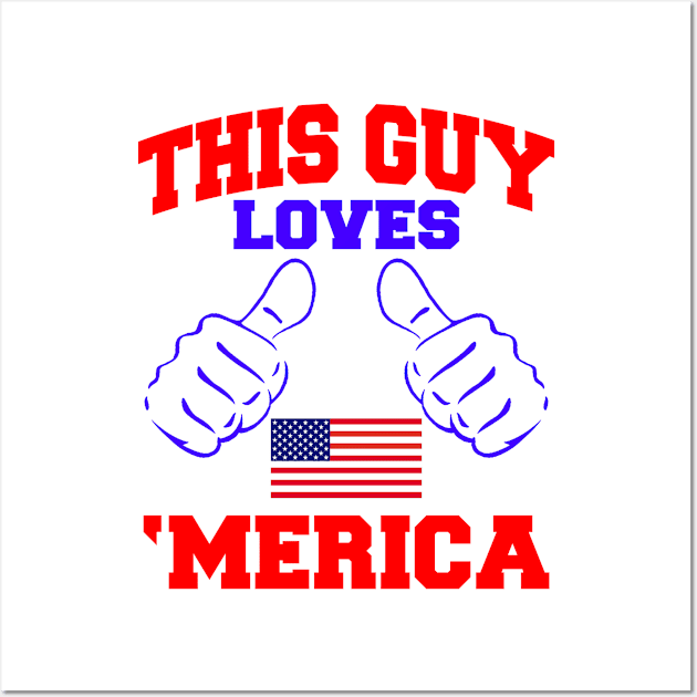 love america Wall Art by Amazingcreation